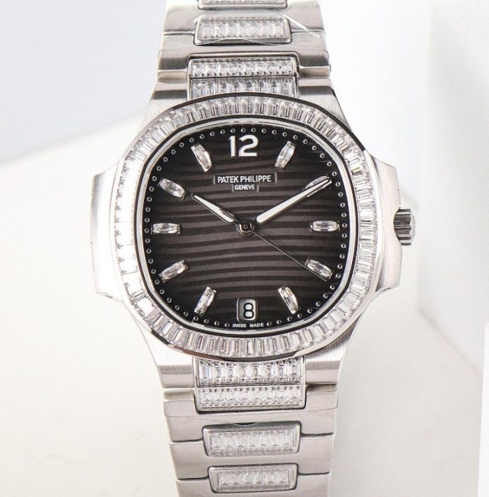 Replica Patek Philippe Nautilus 7014-1G-001 GR Factory Charcoal grey dial - Image 1