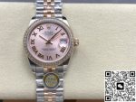 Replica Rolex Datejust m278381rbr-0002 AR Factory Interval gold strap - Image 14