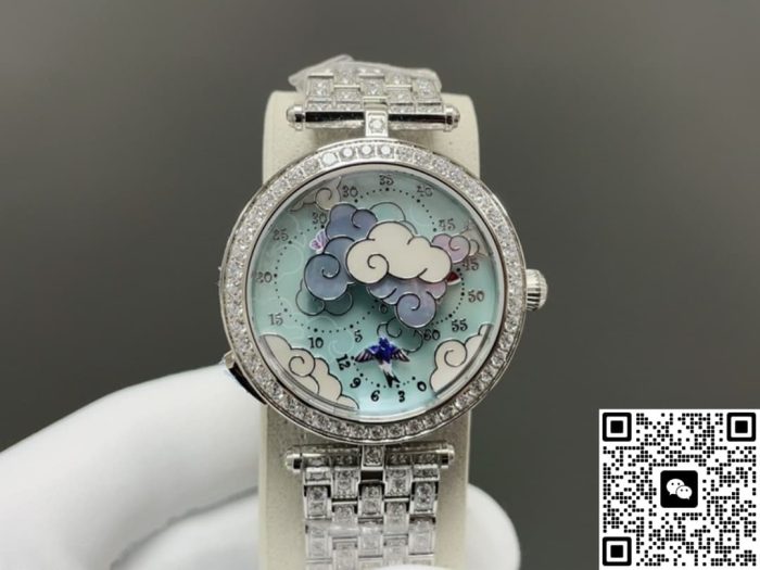 Replica Van Cleef & Arpels Poetic Complexity VCARO8OD00 5G Factory Finework painting - Image 2