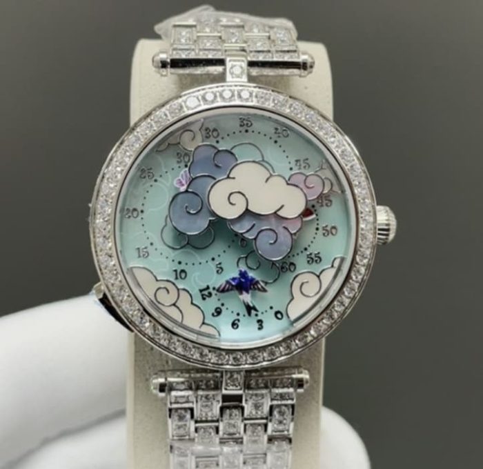 Replica Van Cleef & Arpels Poetic Complexity VCARO8OD00 5G Factory Finework painting - Image 1
