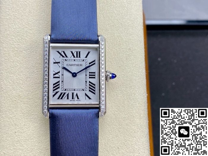 Replica Cartier Tank W4TA0017 F1 Factory Silver grey dial - Image 2