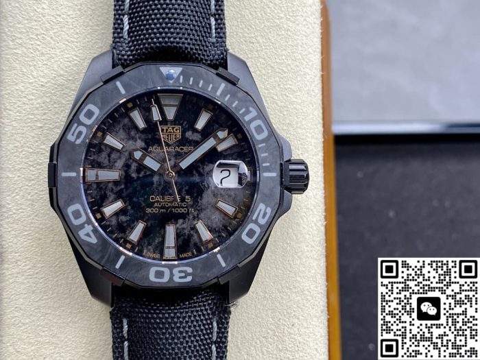 Replica TAG Heuer Aquaracer WBD218A.FC6445 TAR Factory Nylon strap - Image 2