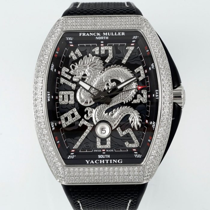 Replica Franck Muller Vanguard ABF Factory diamond-set case - Image 1