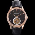 Replica Jaeger-LeCoultre Ultra-Thin Master Q1682412 RMS Factory Tourbillon Black strap - Image 11