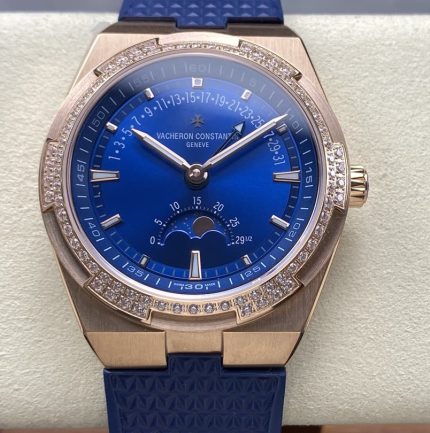 Replica Vacheron Constantin Overseas 4000V-B920 GR Factory blue strap