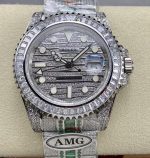 Replica Rolex Greenwich II 116769TBR-74780B AMG Factory Diamond dial