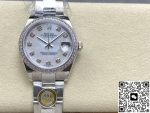 Replica Rolex Datejust m278384rbr-0007 AR Factory White mother of pearl - Image 2