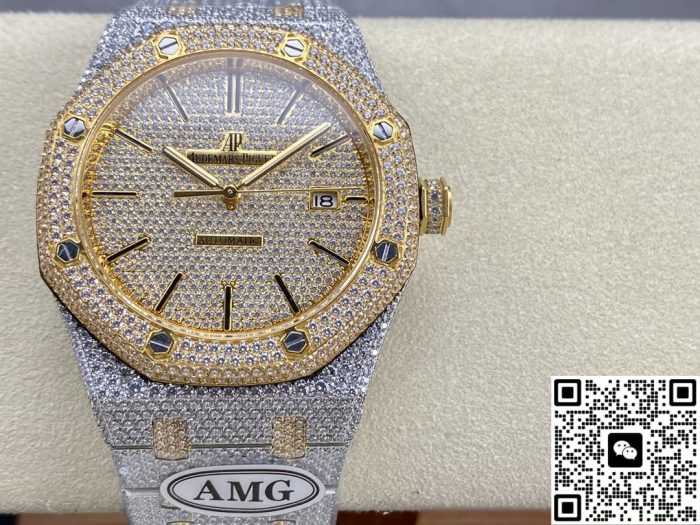 Replica Audemars Piguet Royal Oak 15400OR.020 AMG Factory Diamond bezel - Image 2