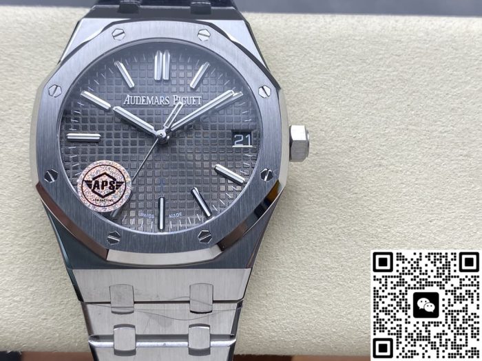 Replica Audemars Piguet Royal Oak 15510ST.OO.1320ST.10 APS Factory V2 Grey strap - Image 2