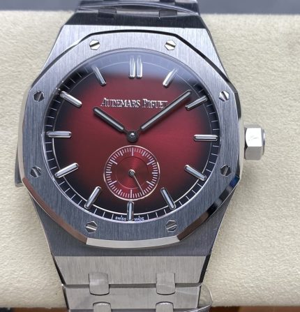 Replica Audemars Piguet Royal Oak 26591IP.OO.1252IP.01 TW Factory Smoked wine red
