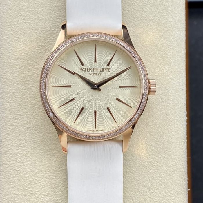 Replica Patek Philippe CALATRAVA 4897R-010 Creamy white dial - Image 1