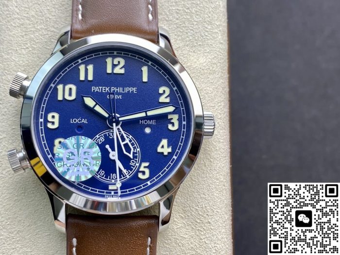 Replica Patek Philippe Complications 7234G-001 GR Factory V2 Shiny Navy dial - Image 2