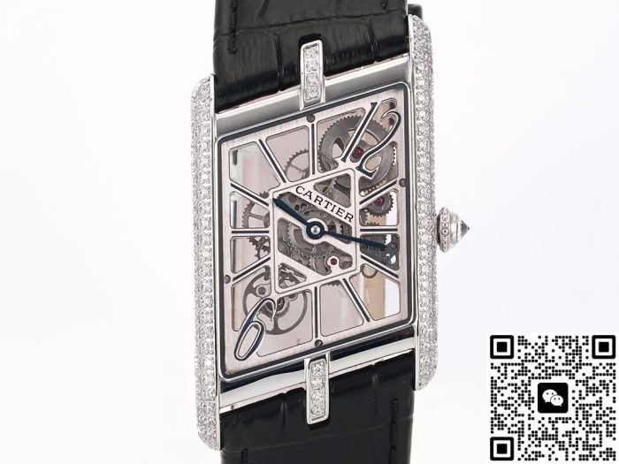 Replica Cartier Tank HPI01370 TW Factory Skeleton dial - Image 2