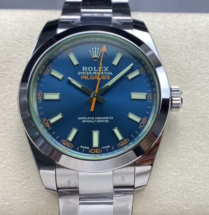 Replica Rolex Magnet M116400GV-0002 VS Factory Blue Dial
