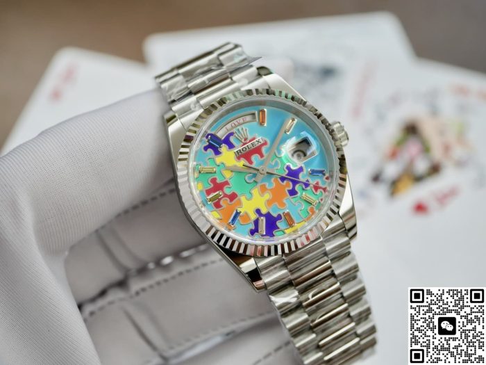 Replica Rolex Day-Date m128239-0056 QH Factory Enamel dial - Image 2