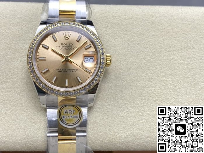 Replica Rolex Datejust m278383rbr-0013 AR Factory Luminous hour markers - Image 2