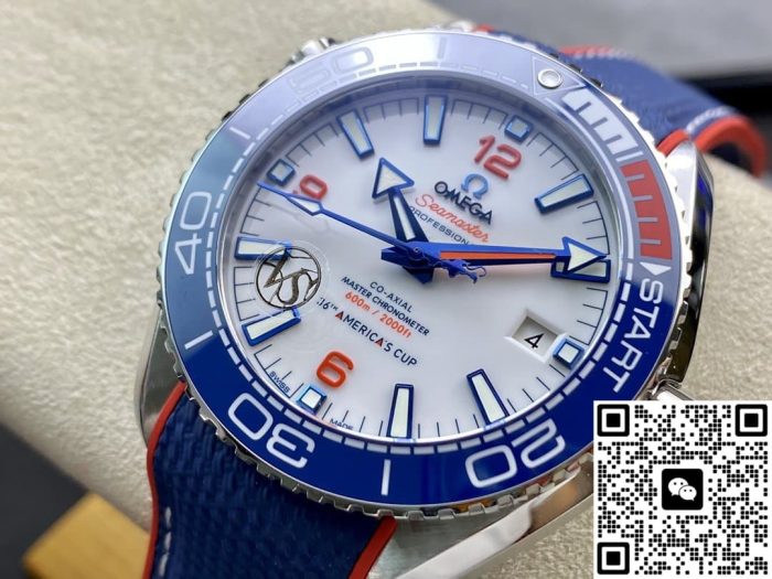 Replica Omega Seamaster 215.32.43.21.04.001 VS Factory Ceramic dial - Image 4