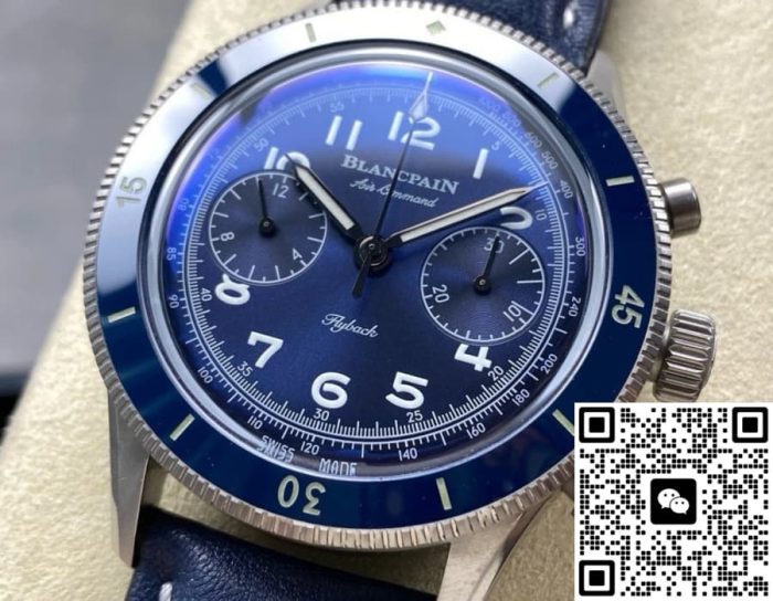 Replica Blancpain Air Command AC02-12B40-63B TW Factory Blue ceramic bezel - Image 2