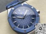 Replica Audemars Piguet Royal Oak Offshore 15605SK.OO.A350CA.01 APP Factory Smoked blue dial - Image 14