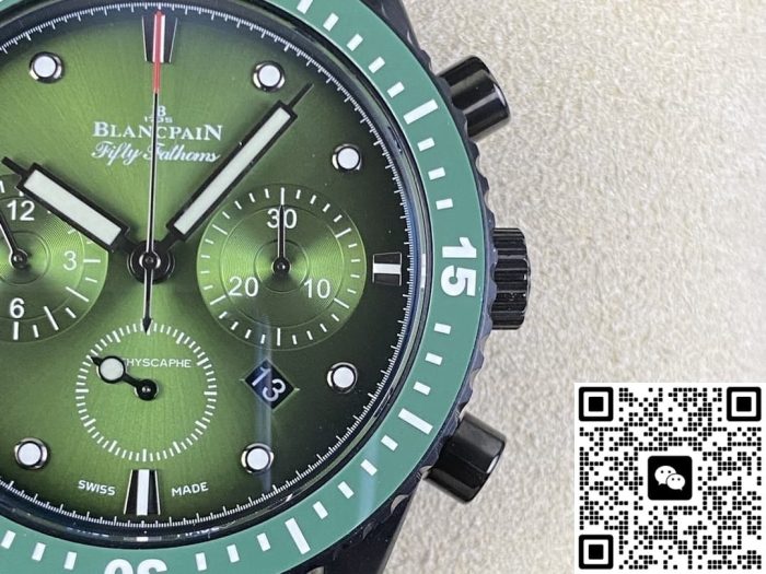 Replica Blancpain Fifty Fathoms 5200-0153-B52A GS Factory Nautical canvas strap - Image 2