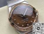 Replica Omega Constellation 123.25.38.21.63.001 M+ Factory Dark brown dial - Image 12