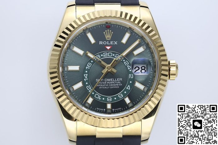 Replica Rolex Sky-Dweller 336238-0004 ZF Factory Dual time zone - Image 3