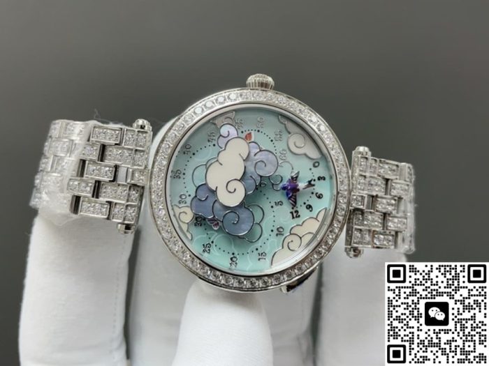 Replica Van Cleef & Arpels Poetic Complexity VCARO8OD00 5G Factory Finework painting - Image 3