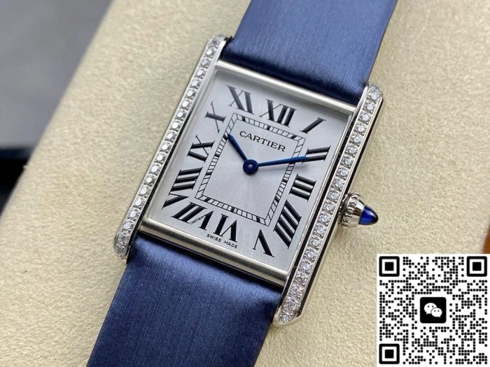 Replica Cartier Tank W4TA0017 F1 Factory Silver grey dial - Image 4