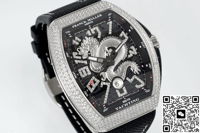 Replica Franck Muller Vanguard ABF Factory diamond-set case - Image 5