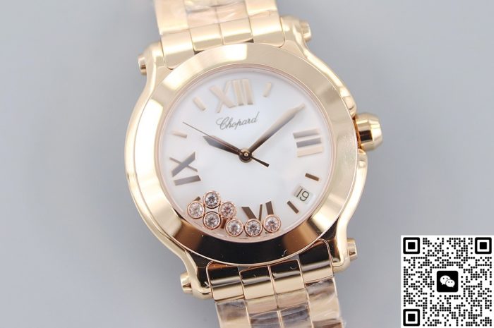 Replica Chopard HAPPY DIAMONDS 277472-5002 YF Factory Date display - Image 3