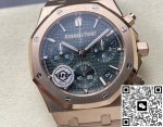 Replica Audemars Piguet Royal Oak 26240OR.OO.1320OR.08 APS Factory Khaki Green Dial - Image 3
