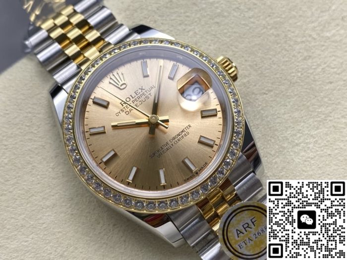 Replica Rolex Datejust m278383rbr-0014 AR Factory Champagne dial - Image 3