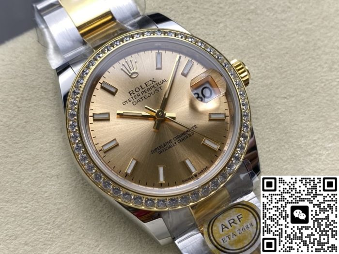 Replica Rolex Datejust m278383rbr-0013 AR Factory Luminous hour markers - Image 3