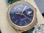 Replica Rolex Oyster Perpetual 128455TBR 8+ Factory Purple dial - Image 3