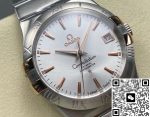 Replica Omega Constellation 123.20.38.21.02.004 M+ Factory Stainless steel strap - Image 2