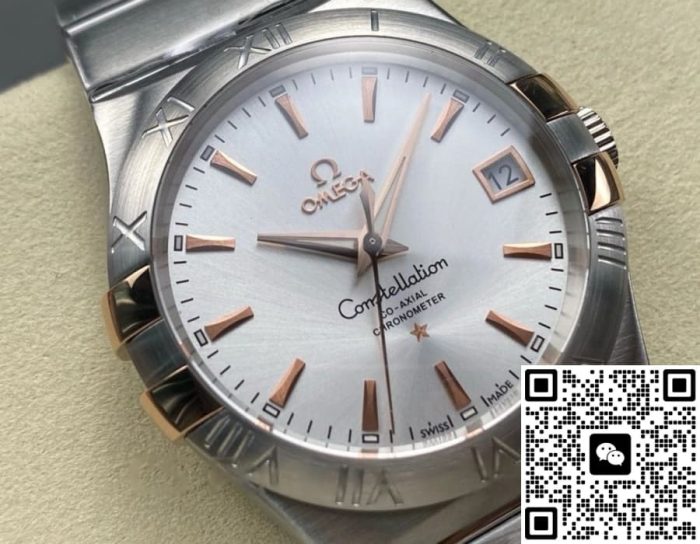 Replica Omega Constellation 123.20.38.21.02.004 M+ Factory Stainless steel strap - Image 2
