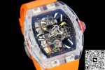 Replica Richard Mille RM27-02 RM Factory Tourbillon Orange strap - Image 14
