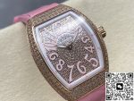 Replica Franck Muller LADIES’ COLLECTION V 32 SC AT FO D CD ABF Factory pink - Image 3