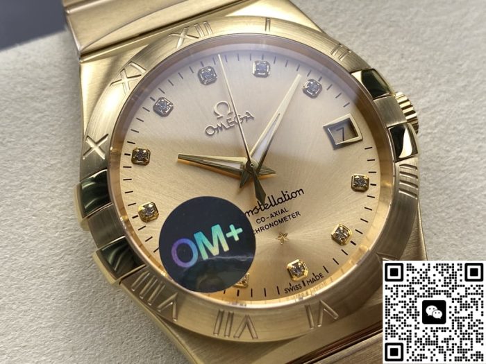 Replica Omega Constellation 123.50.38.21.58.001 OM Factory Champagne dial - Image 3