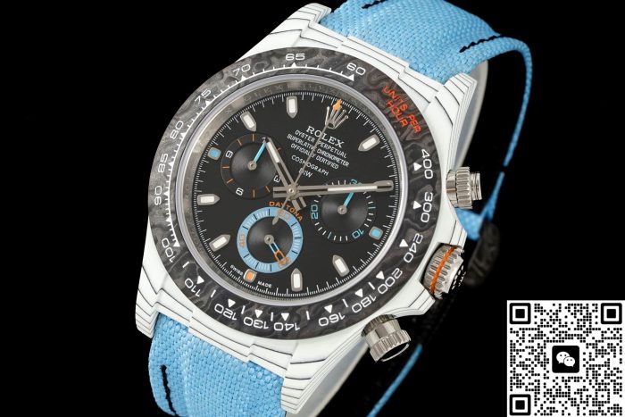 Replica Rolex Cosmograph Daytona DIW Factory Blue Strap - Image 3