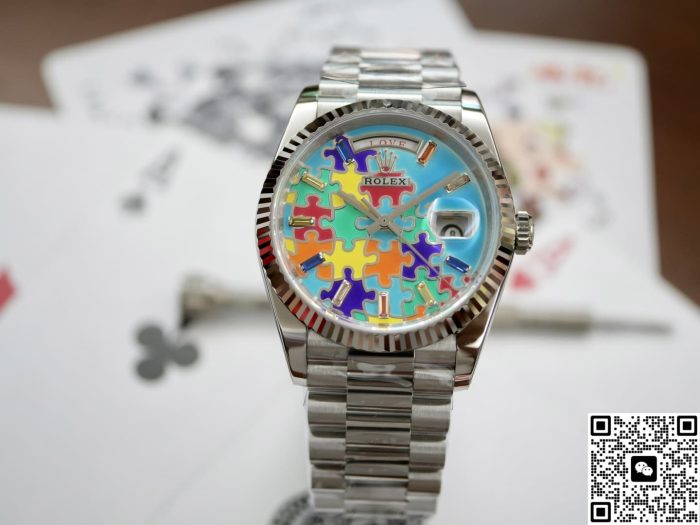 Replica Rolex Day-Date m128239-0056 QH Factory Enamel dial - Image 3