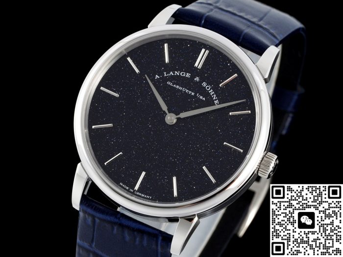 Replica A Lange Sohne Saxonia 205.086-LS2053AX F8 Factory V3 Dark blue strap - Image 3