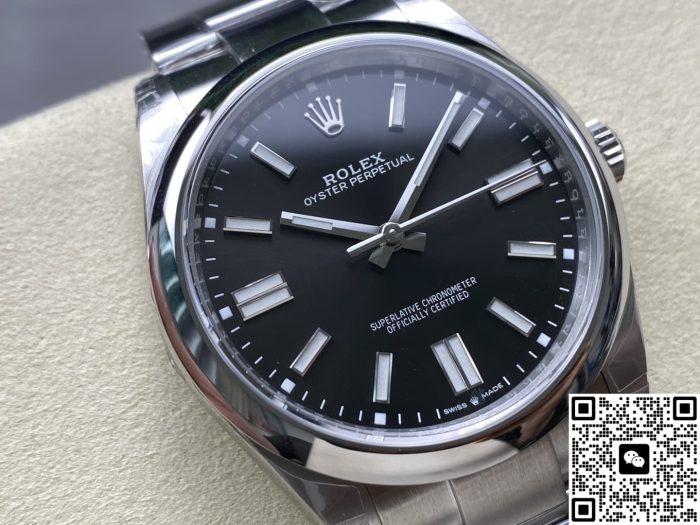 Replica Rolex Oyster Perpetual 134300-0008 VS Factory Black Dial - Image 3