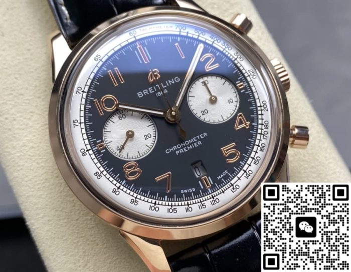 Replica Breitling Premier AB0118A21B1X1 BLS Factory Black Panda Dial - Image 3