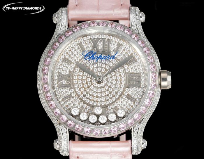 Replica Chopard HAPPY DIAMONDS 274891-9001 YF Factory Diamond dial - Image 1