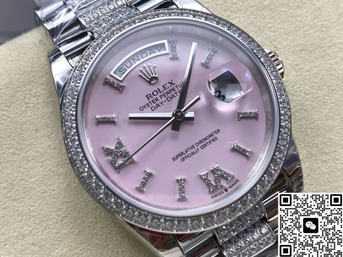 Replica Rolex Day-Date M128349RBR-0017 8+ Factory Date display - Image 3