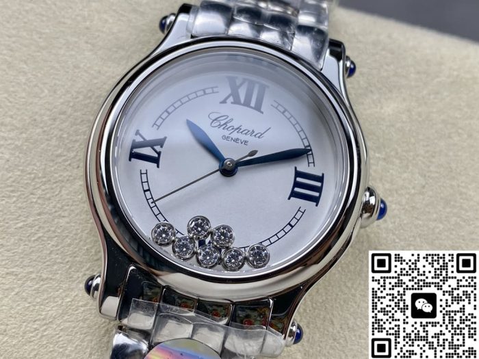 Replica Chopard HAPPY SPORT 278610-3001 RF Factory Silver Strap - Image 5