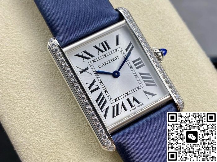 Replica Cartier Tank W4TA0017 F1 Factory Silver grey dial - Image 3