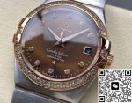 Replica Omega Constellation 123.25.38.21.63.001 M+ Factory Dark brown dial - Image 14