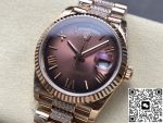 Replica Rolex Day-Date m128235-0076 8+ Factory Gradient Brown - Image 4
